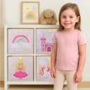 Navaris Aufbewahrungsbox Kinderzimmer 4er Set Prinzessin Rosa Bild 5