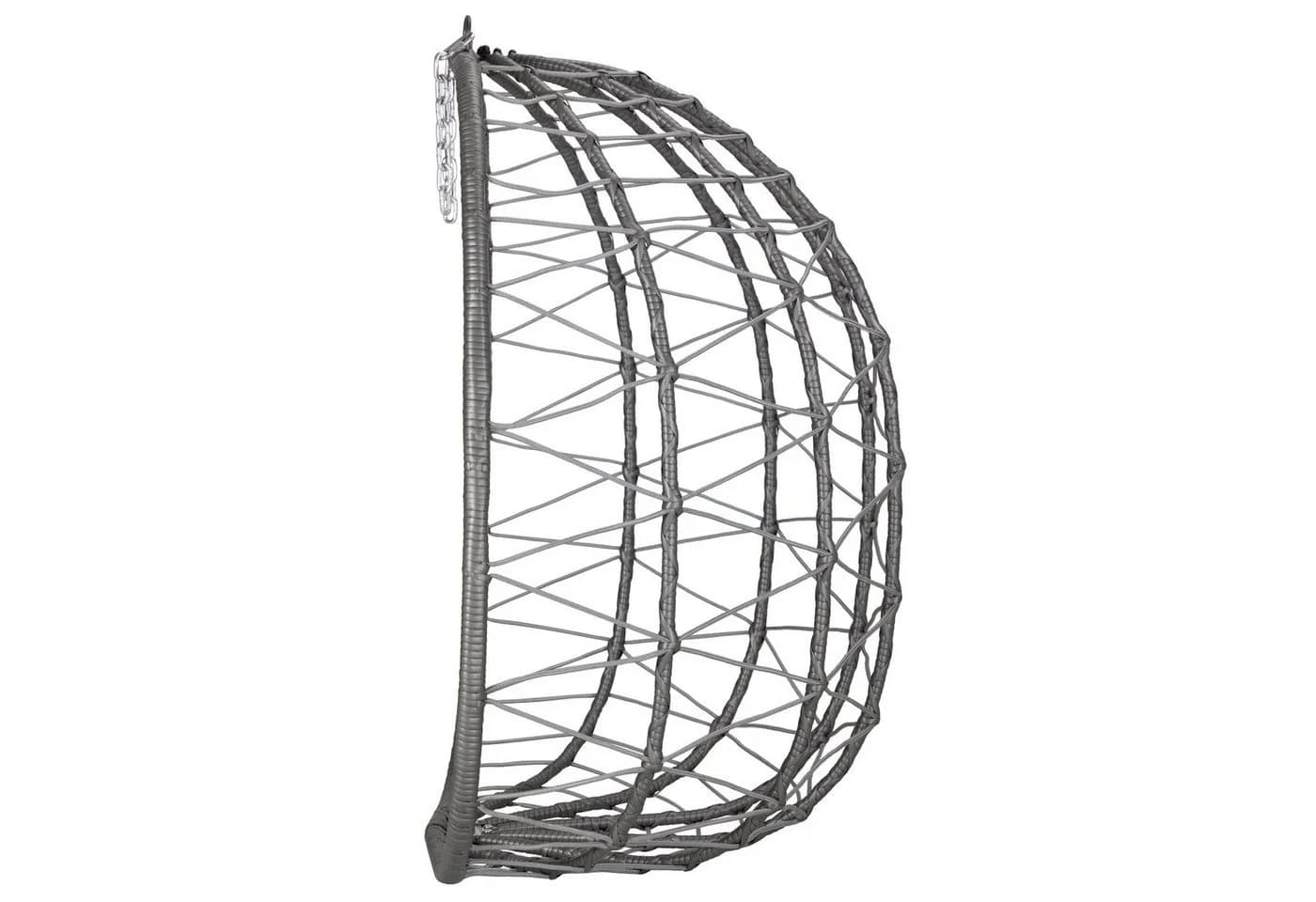 HinHocker Hängesessel mit Gestell Grau Faltbar Indoor Outdoor - Bild 5