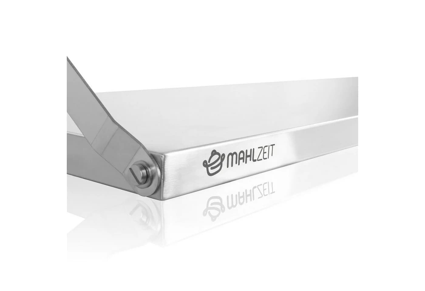 Mahlzeit Klappbares Edelstahl Wandregal Silber - Bild 5