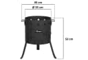 BBQ-Toro Kazan Ofen Feuerstelle Schwarz Ø 35 cm Bild 4