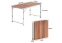 CampFeuer Campingtisch faltbar Aluminium höhenverstellbar Bild 3