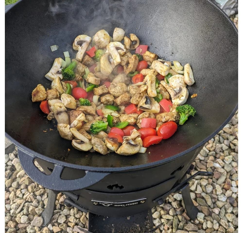 BBQ-Toro Feuerstelle Gusseisen Kazan 12,1L mit Kazan Ofen Ø 35 cm