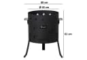 BBQ-Toro Kazan Ofen Feuerkorb Ø 45 cm Stahl Schwarz Bild 3