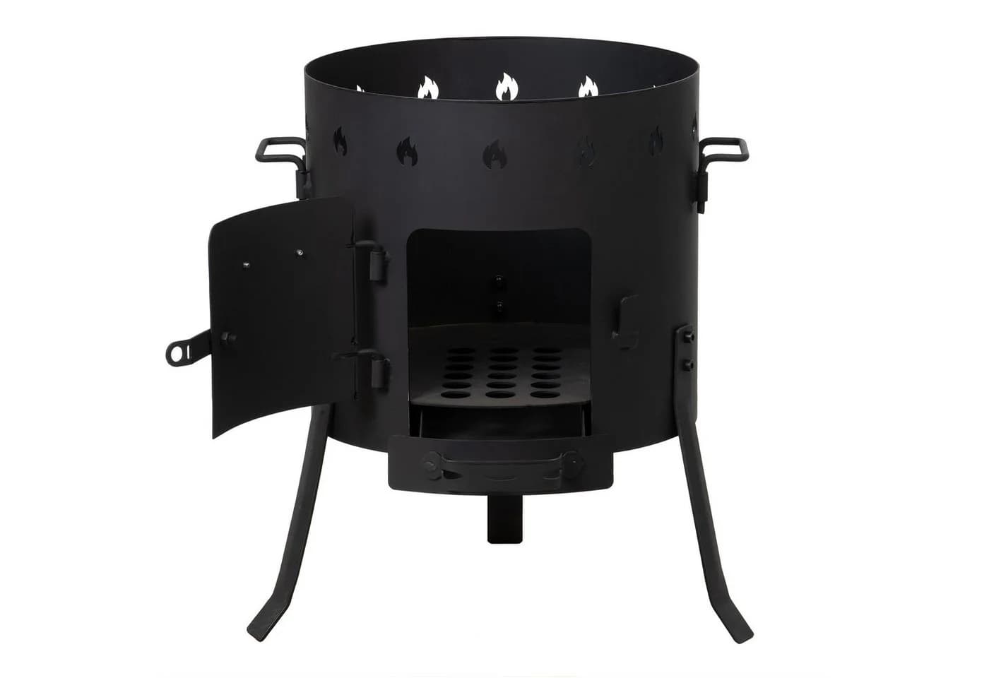 BBQ-Toro Kazan Ofen Feuerkorb Ø 45 cm Stahl Schwarz - Bild 4
