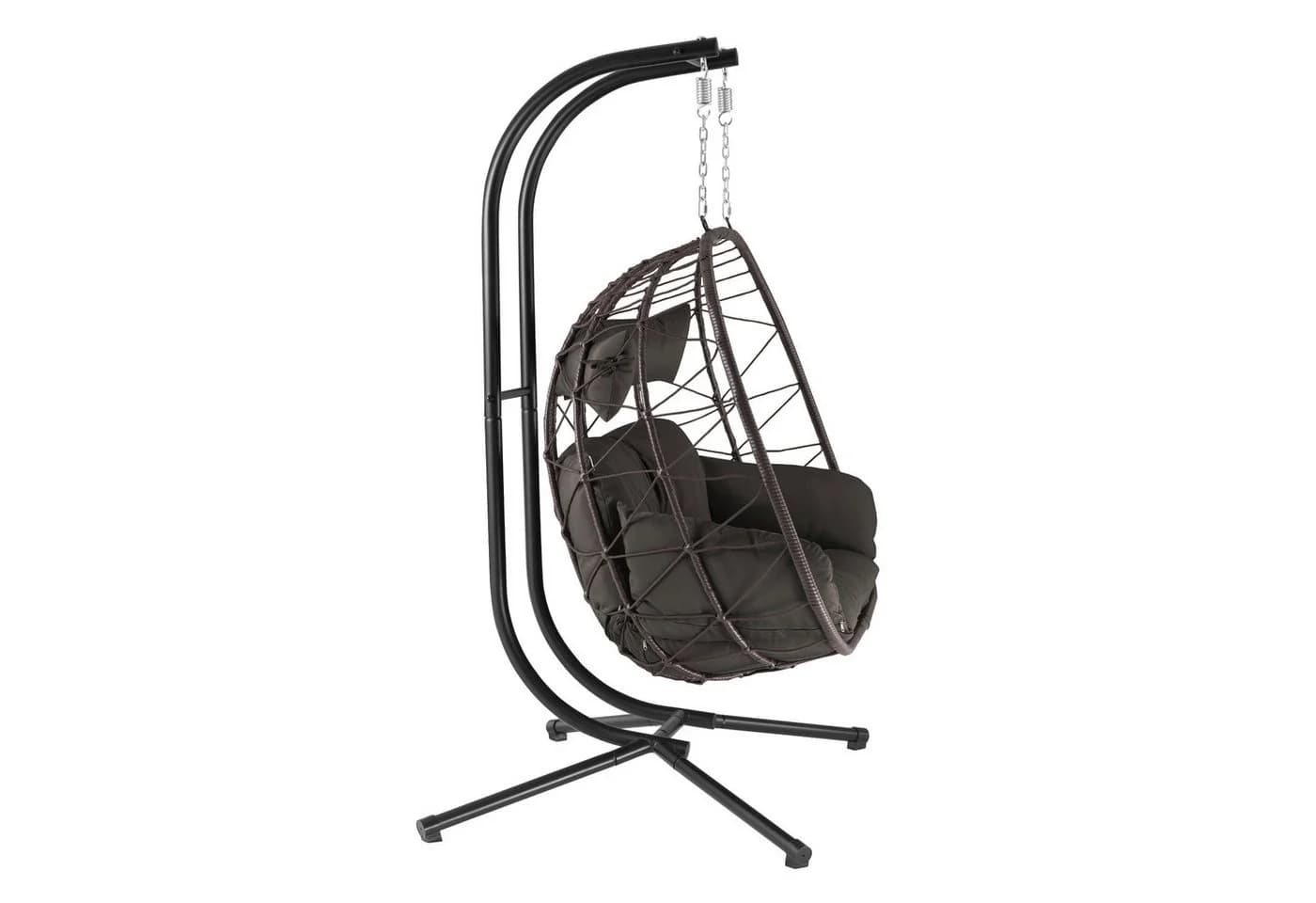 HinHocker Hängesessel für 2 Personen Braun XXL Hängeschaukel Indoor Outdoor - Bild 5