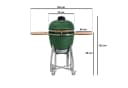BBQ-Toro Keramikgrill KURO 52 cm Grün Bild 1