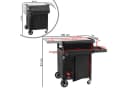 BBQ-Toro Grillwagen 100x73x91 cm Schwarz Grilltisch Beistelltisch Bild 1
