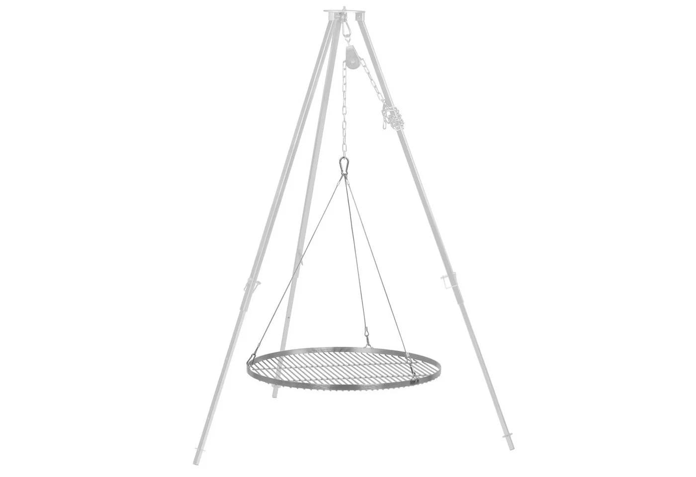 BBQ-Toro Grillrost Edelstahl Rund Ø 70 cm mit Seilaufhängung V2A - Bild 4