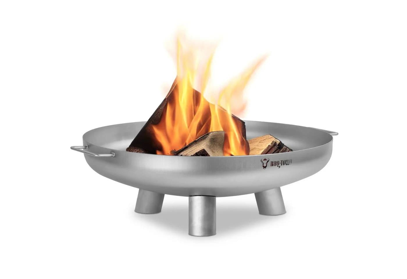 BBQ-Toro Feuerschale Edelstahl Ø 70 cm Silber Outdoor Feuerstelle - Bild 2