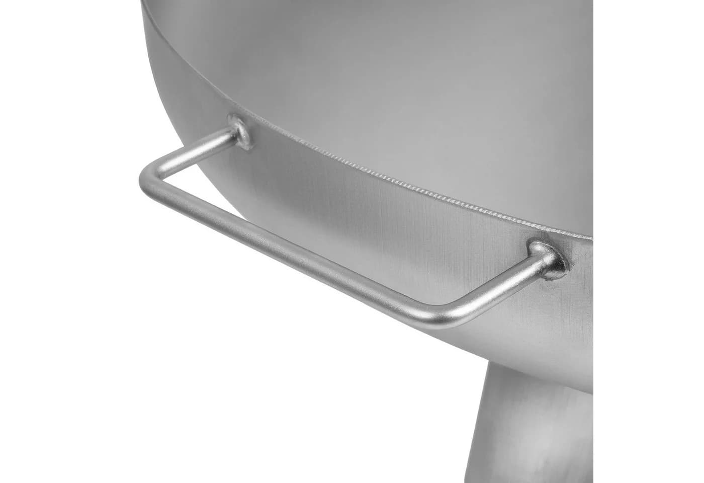 BBQ-Toro Feuerschale Edelstahl Ø 70 cm Silber Outdoor Feuerstelle - Bild 5