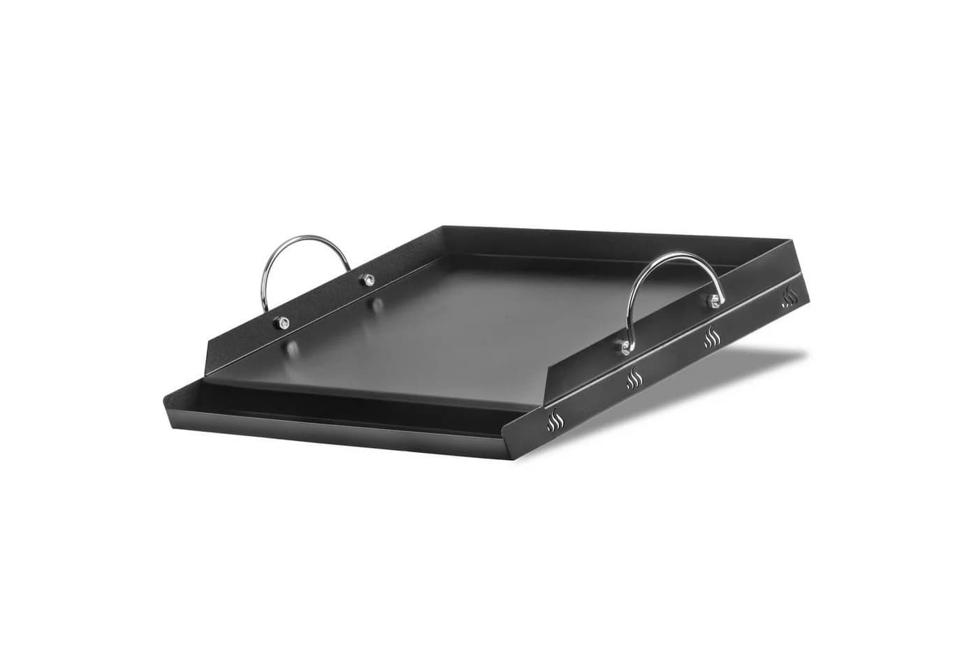 BBQ-Toro Keramik Grillplatte Stahl 63x41 cm mit Ablaufrinne - Bild 2