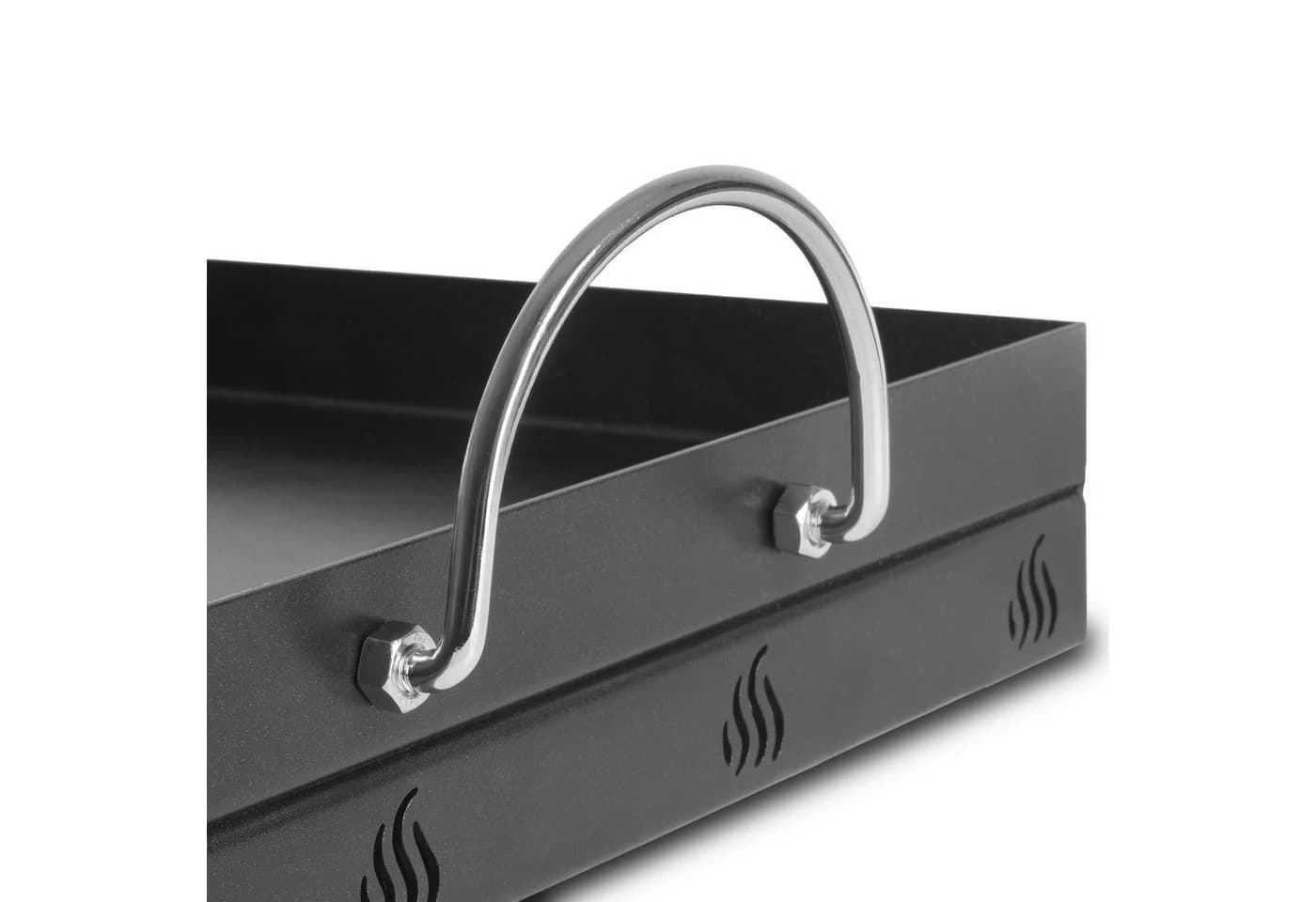 BBQ-Toro Keramik Grillplatte Stahl 63x41 cm mit Ablaufrinne - Bild 4