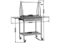 BBQ-Toro Asado Grill Edelstahl Stufenlos Verstellbar Bild 3
