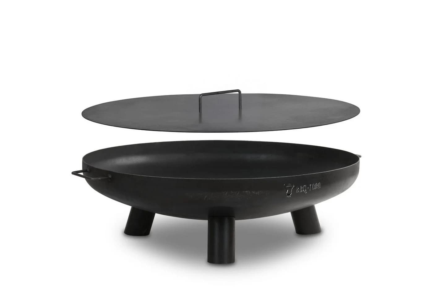 BBQ-Toro Feuerschale Ø 80 cm Schwarz Outdoor Feuerstelle - Bild 2