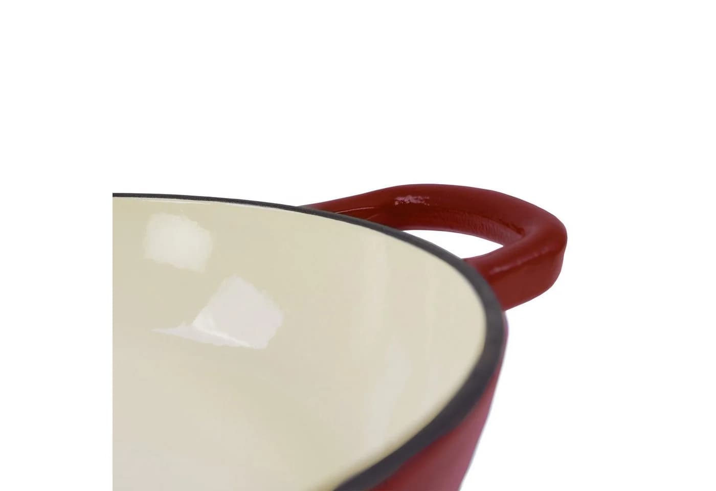 Mahlzeit Gusseisen Brottopf Set 6,4L Emailliert Rot - Bild 5
