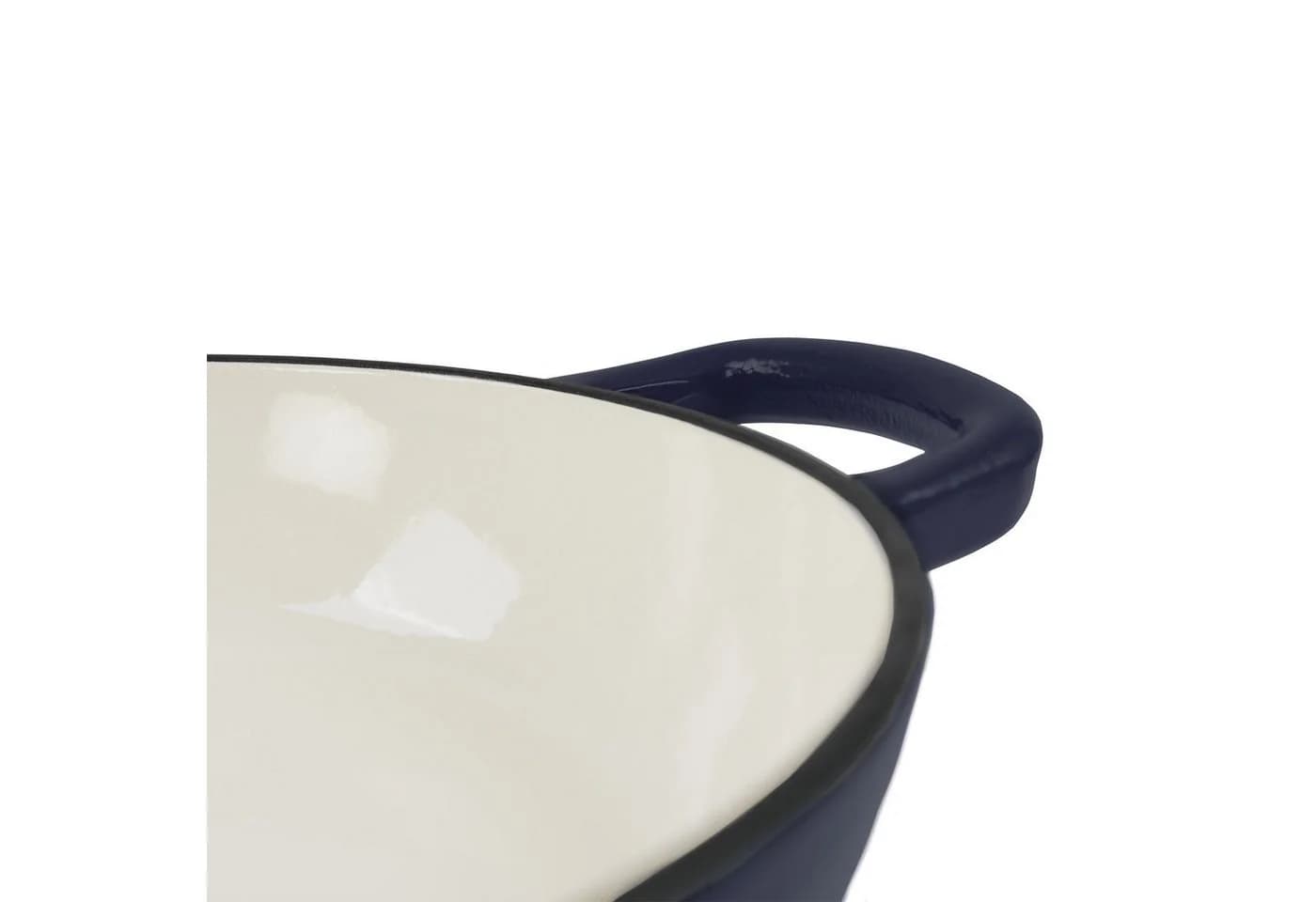 Mahlzeit Gusseisen Brottopf Set emailliert 6,4 Liter Blue Berry - Bild 5