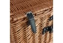 CampFeuer Picknickkorb Set 3-teilig Weidenkorb mit Deckel Braun Bild 5