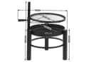 BBQ-Toro Feuerschale mit Grillrost Schwarz Bild 3