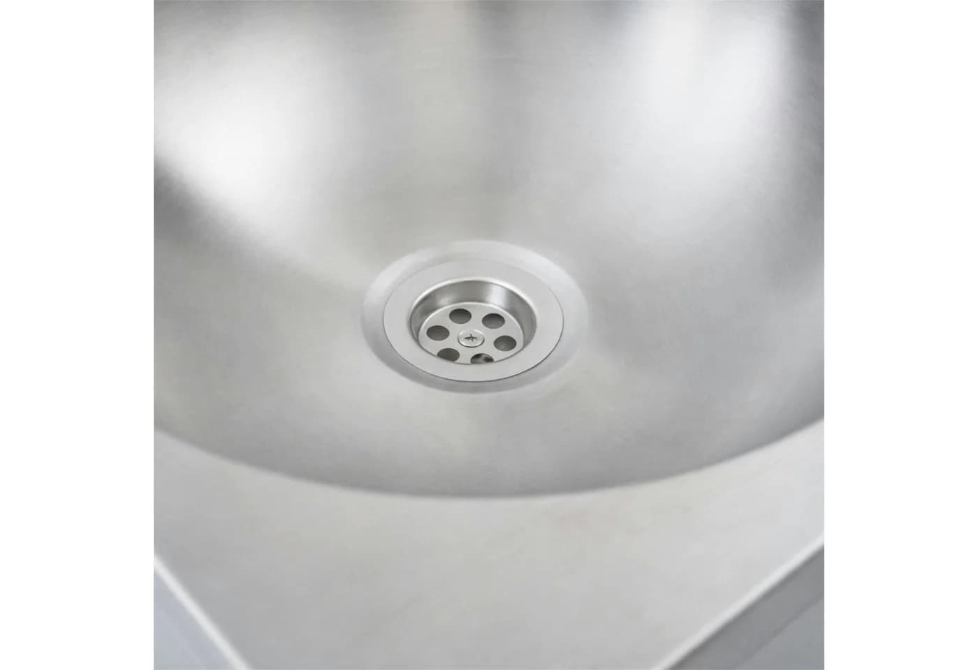 Mahlzeit Edelstahl Handwaschbecken mit Kniebetätigung - Bild 5