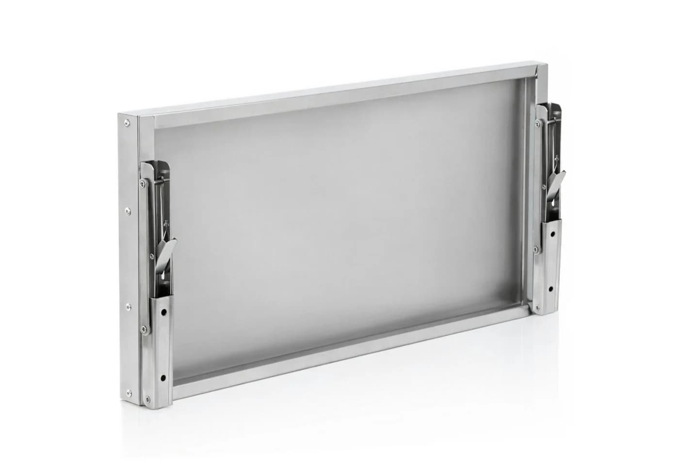 Mahlzeit Wandregal Edelstahl Klappbar Silber - Bild 4