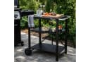 BBQ-Toro Grillwagen Klappbar Schwarz mit 3 Ablageflächen Bild 1