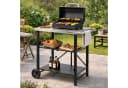 BBQ-Toro Grillwagen klappbar Edelstahl Servierwagen Silber/Schwarz Bild 1