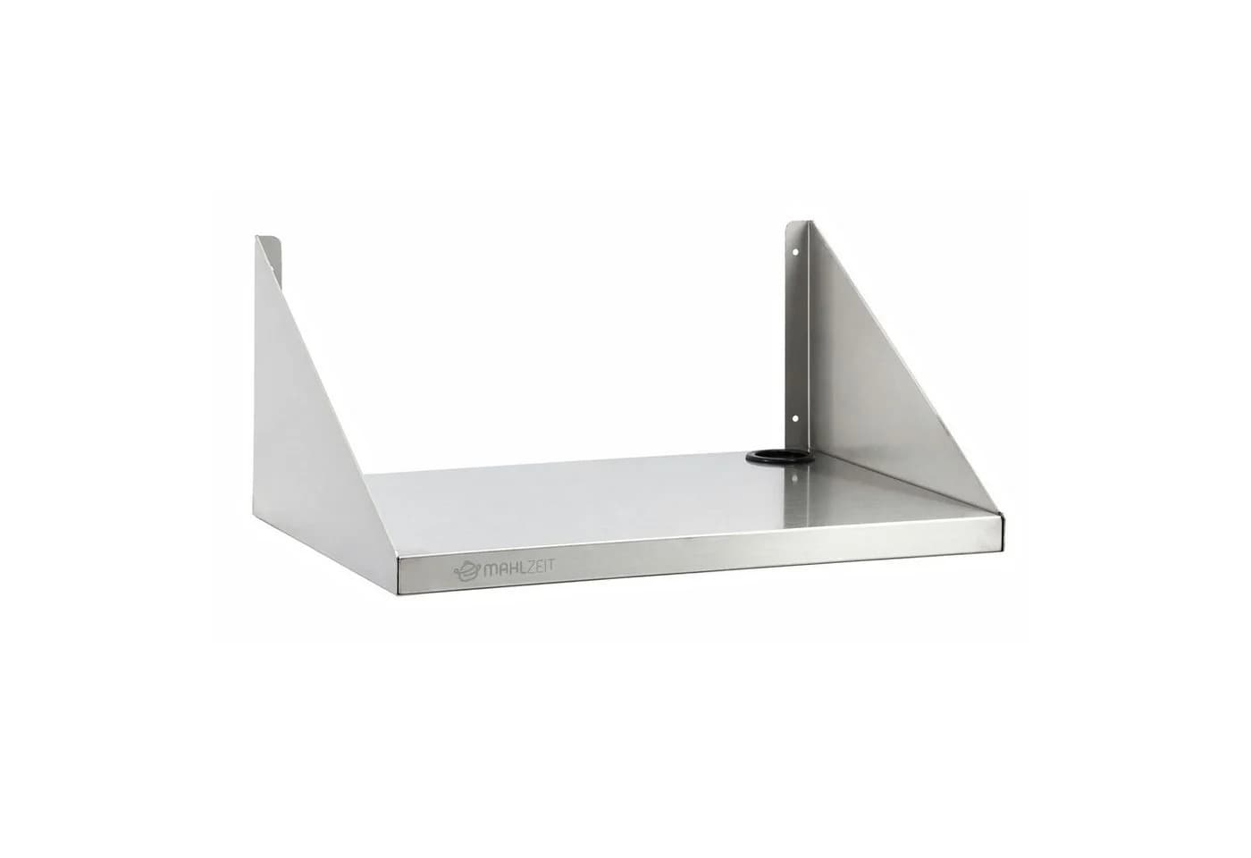Mahlzeit Edelstahl Mikrowellenregal Wandregal 60x45 cm mit Kabeldurchführung - Bild 2