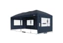 Zelsius Faltpavillon 3x6 m Blau mit Seitenwänden UV-Schutz Bild 4