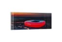 DEQORI Glasbild Allianz Arena München Modern Blau Rot Bild 2