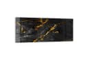 DEQORI Glasbild 'Veredelter Naturstein' Schwarz Gold Modern Bild 2