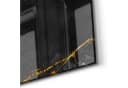 DEQORI Glasbild 'Veredelter Naturstein' Schwarz Gold Modern Bild 5