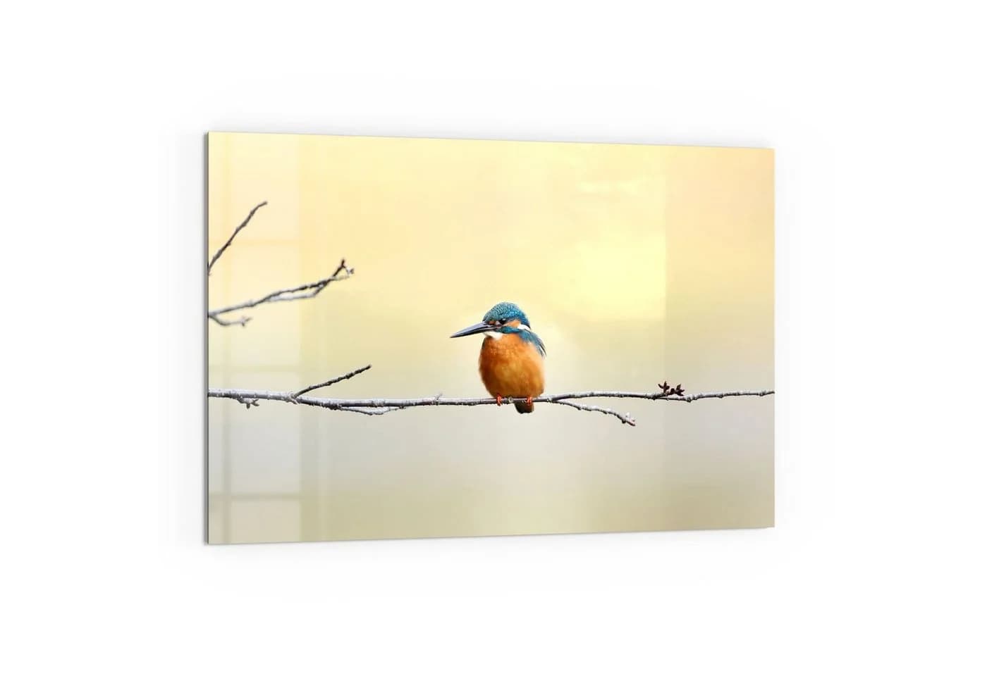 DEQORI Küchenrückwand Glas Königsfischer Beige 3D-Effekt - Bild 2