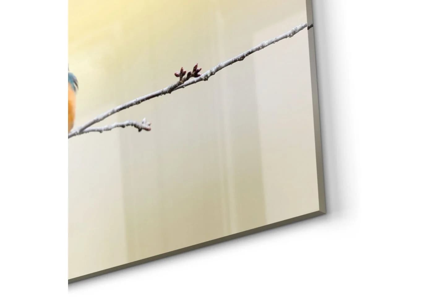 DEQORI Küchenrückwand Glas Königsfischer Beige 3D-Effekt - Bild 5