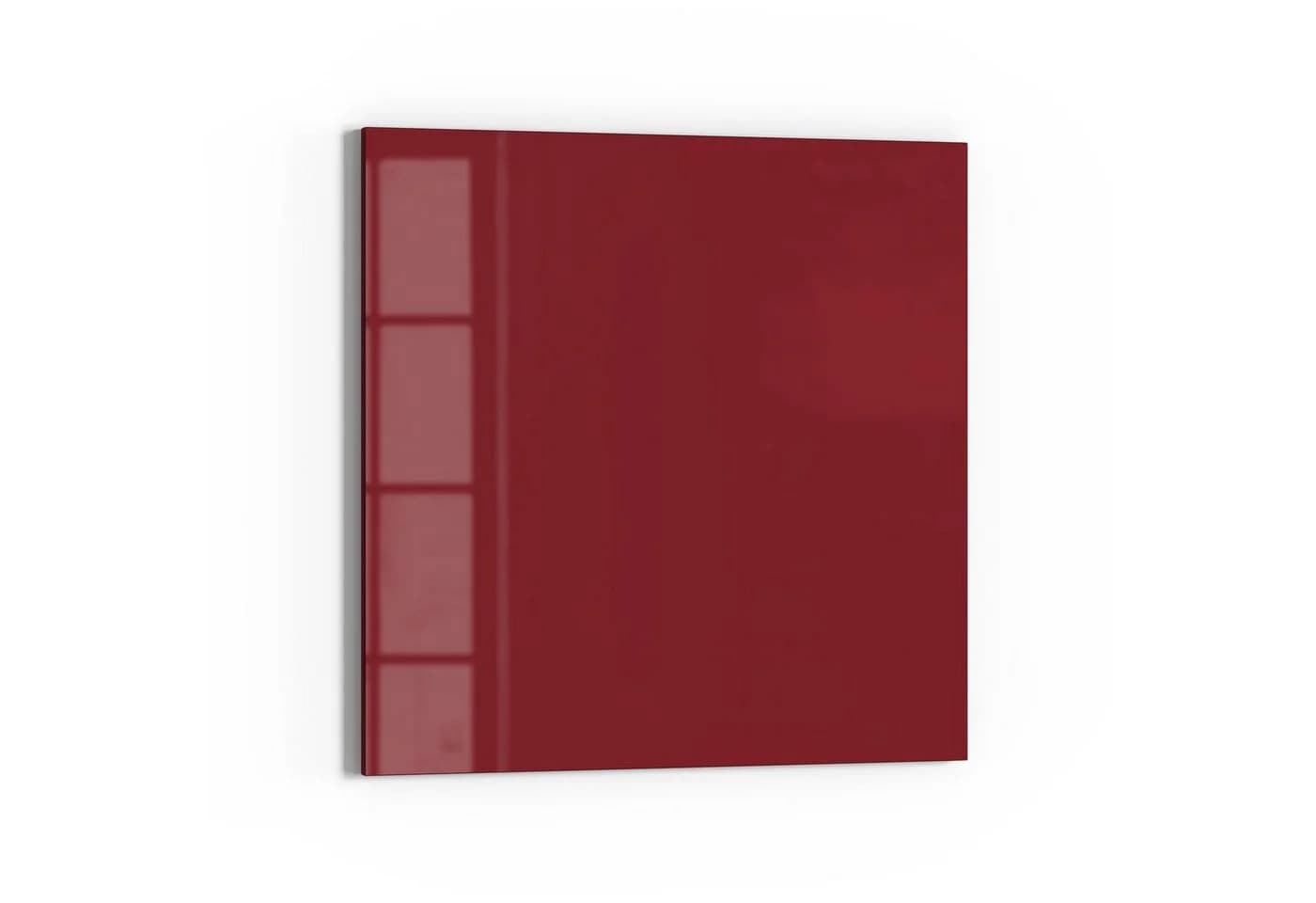 DEQORI Magnettafel Glas 30x30 cm Rot Modern - Bild 2