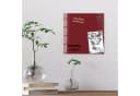 DEQORI Magnettafel Glas 30x30 cm Rot Modern Bild 4