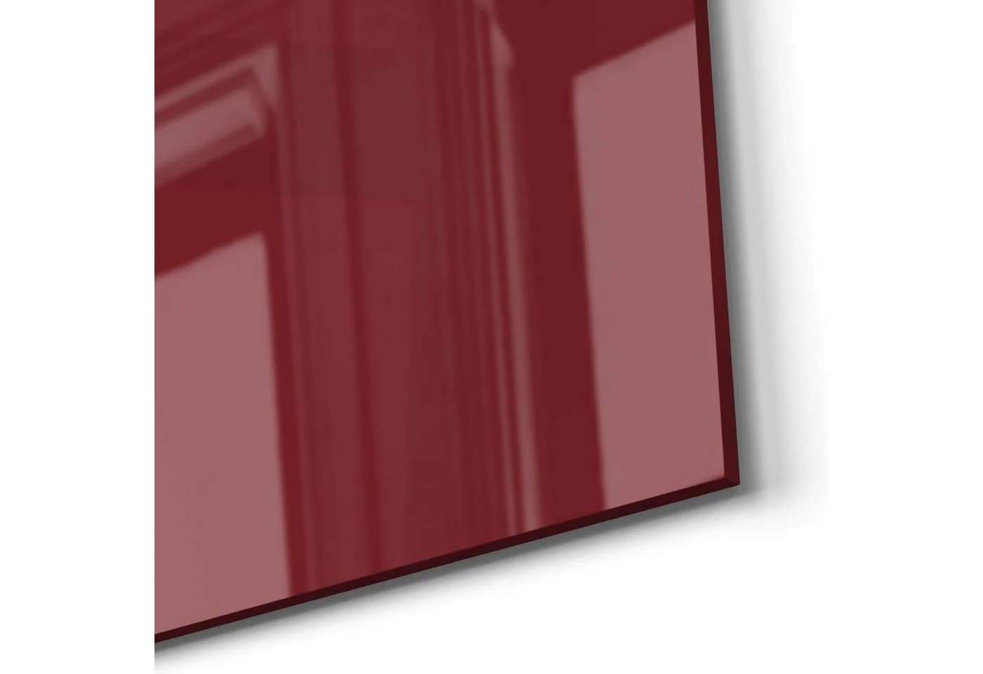 DEQORI Magnettafel Glas 30x30 cm Rot Modern - Bild 5