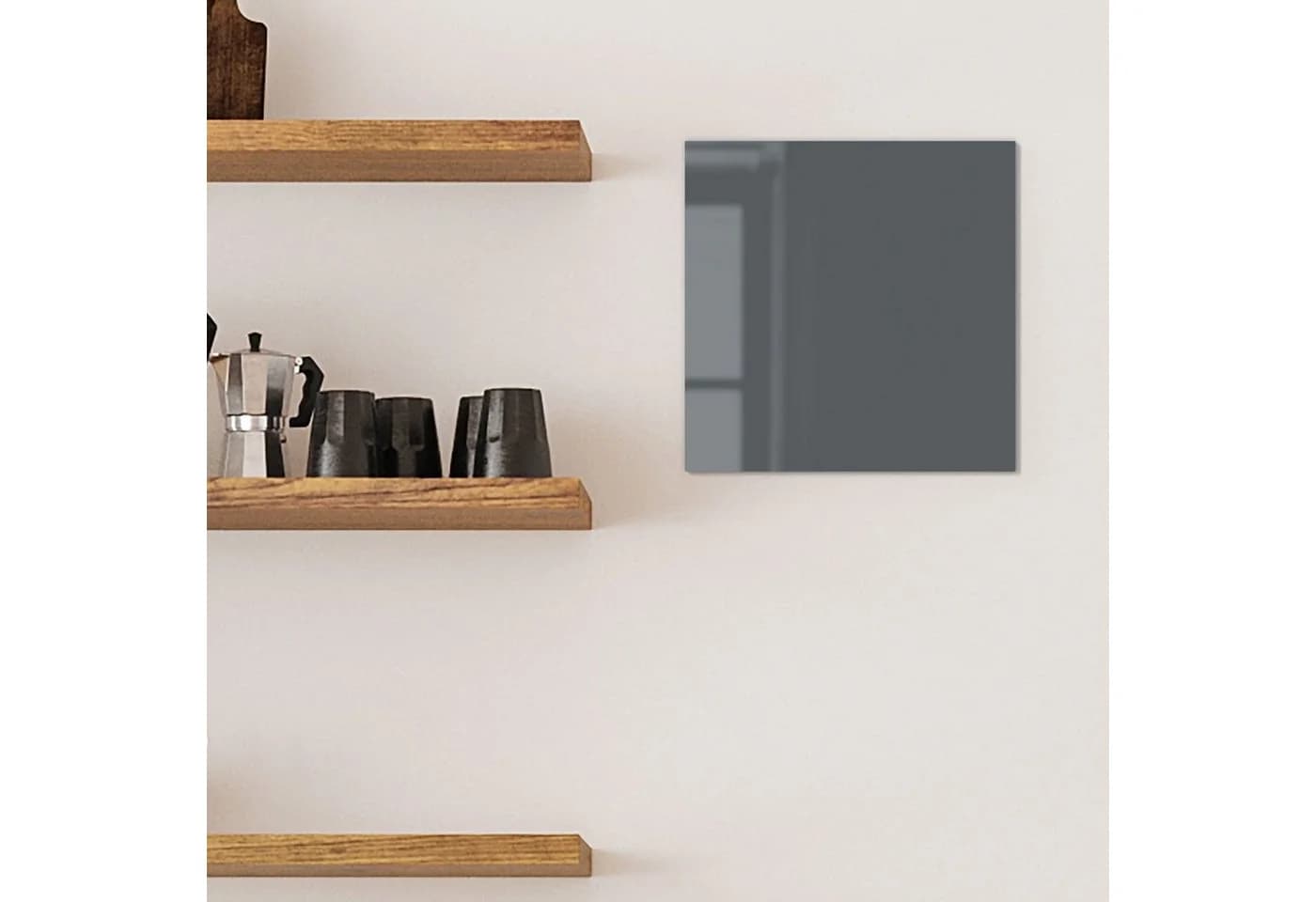 DEQORI Magnettafel Dunkelgrau Glas Whiteboard Pinnwand beschreibbar - Bild 3