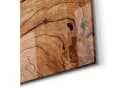 DEQORI Magnettafel Glas Braun Holzmaserung Whiteboard Bild 5