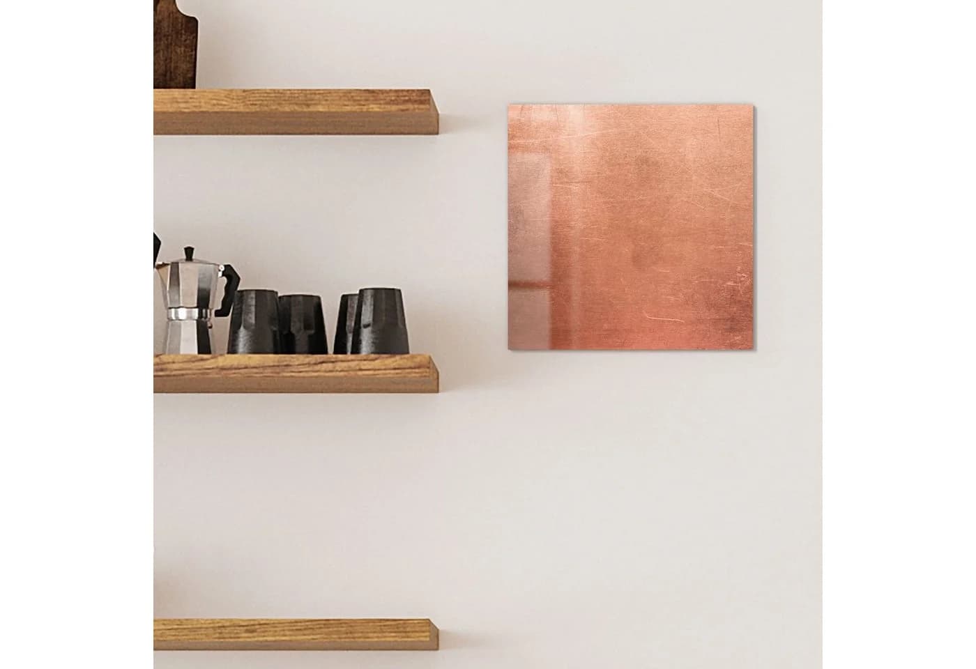 DEQORI Magnettafel Glas Braun/Rosa Kupferplatte mit Kratzern - Bild 3