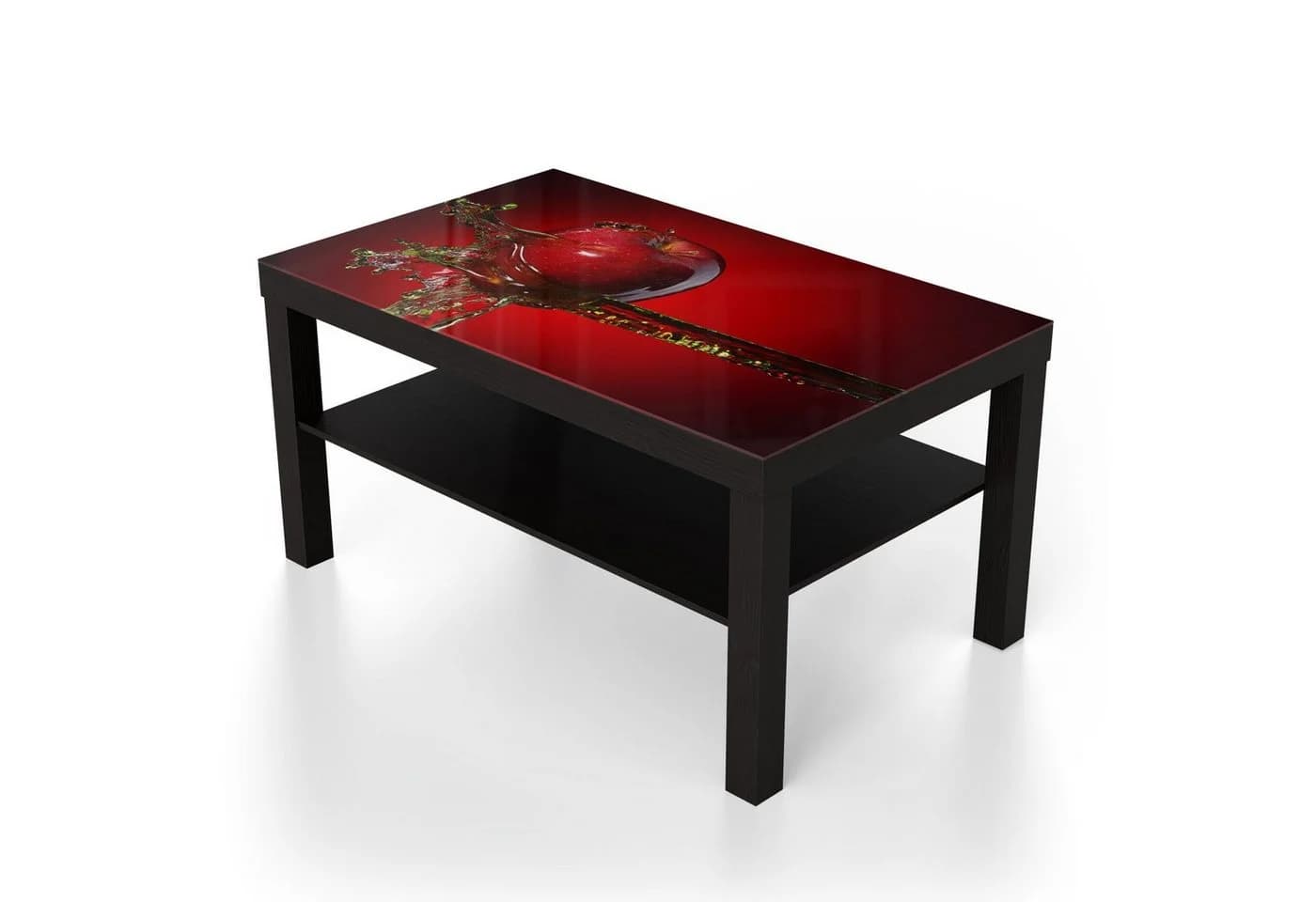DEQORI Couchtisch Glas Beistelltisch Modern Motivdruck