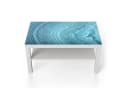 DEQORI Couchtisch Achatstein Maserung Glas Beistelltisch Modern Bild 2