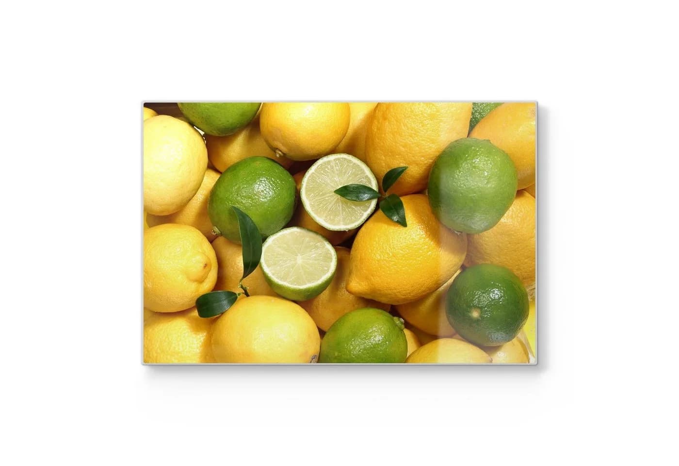 DEQORI Schneidebrett Glas 'Gemischte Zitrusfrüchte' Gelb/Grün - Bild 2