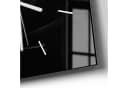 DEQORI Wanduhr Audi Frontalaufnahme Schwarz Silber Glas Bild 5