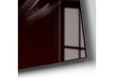 DEQORI Wanduhr Tasse aus Kaffeedampf Schwarz/Weiß Glas Modern Bild 5