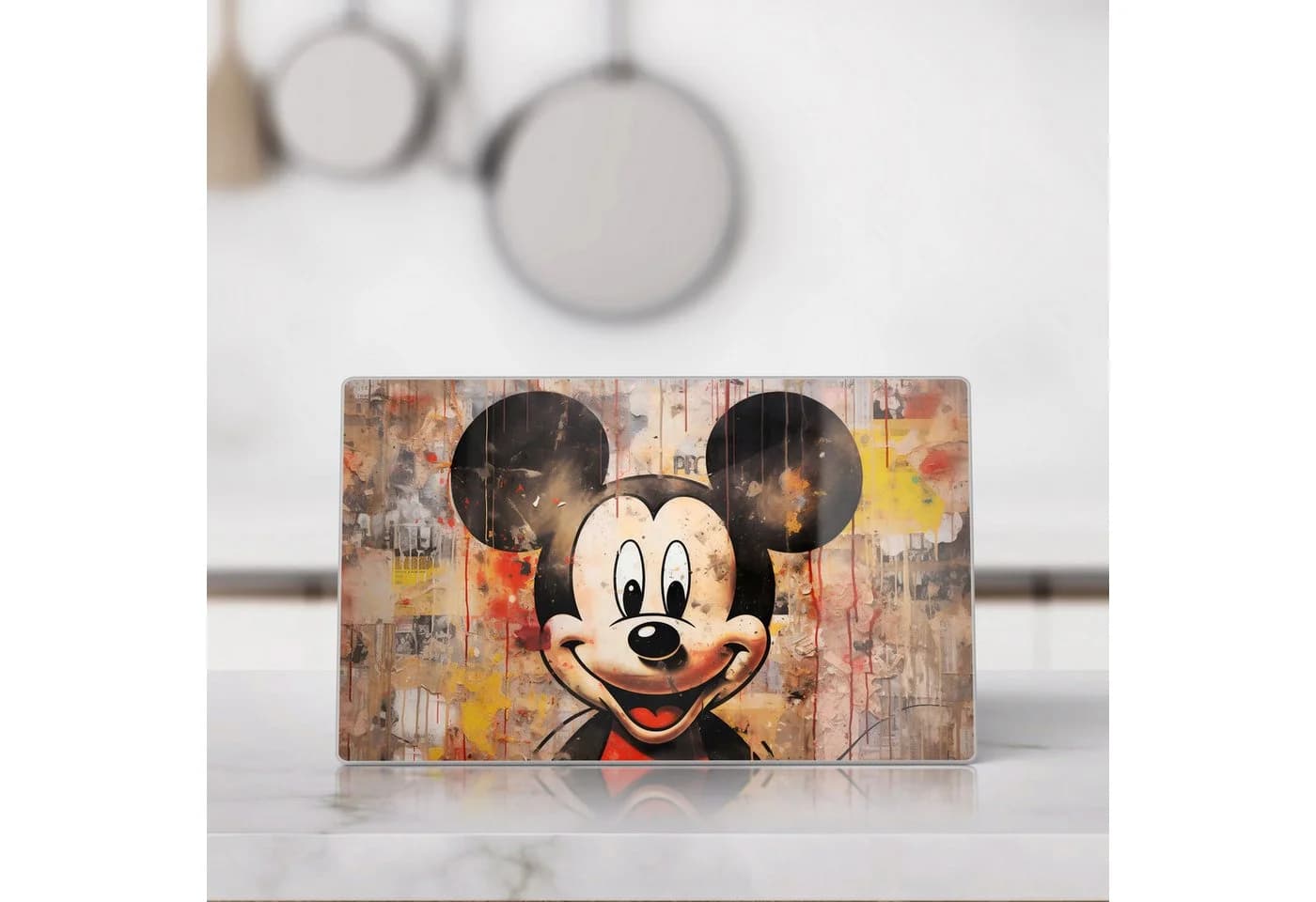 DEQORI Schneidebrett Glas 'Urbane Nostalgie' Pop Art Bunt - Bild 3
