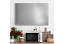 DEQORI Magnettafel Gebürsteter Stahl Metall Whiteboard Silber Grau Bild 3