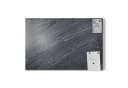 DEQORI Magnettafel Klassischer Schieferstein Metall Whiteboard Schwarz Grau Bild 1