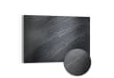 DEQORI Magnettafel Klassischer Schieferstein Metall Whiteboard Schwarz Grau Bild 2