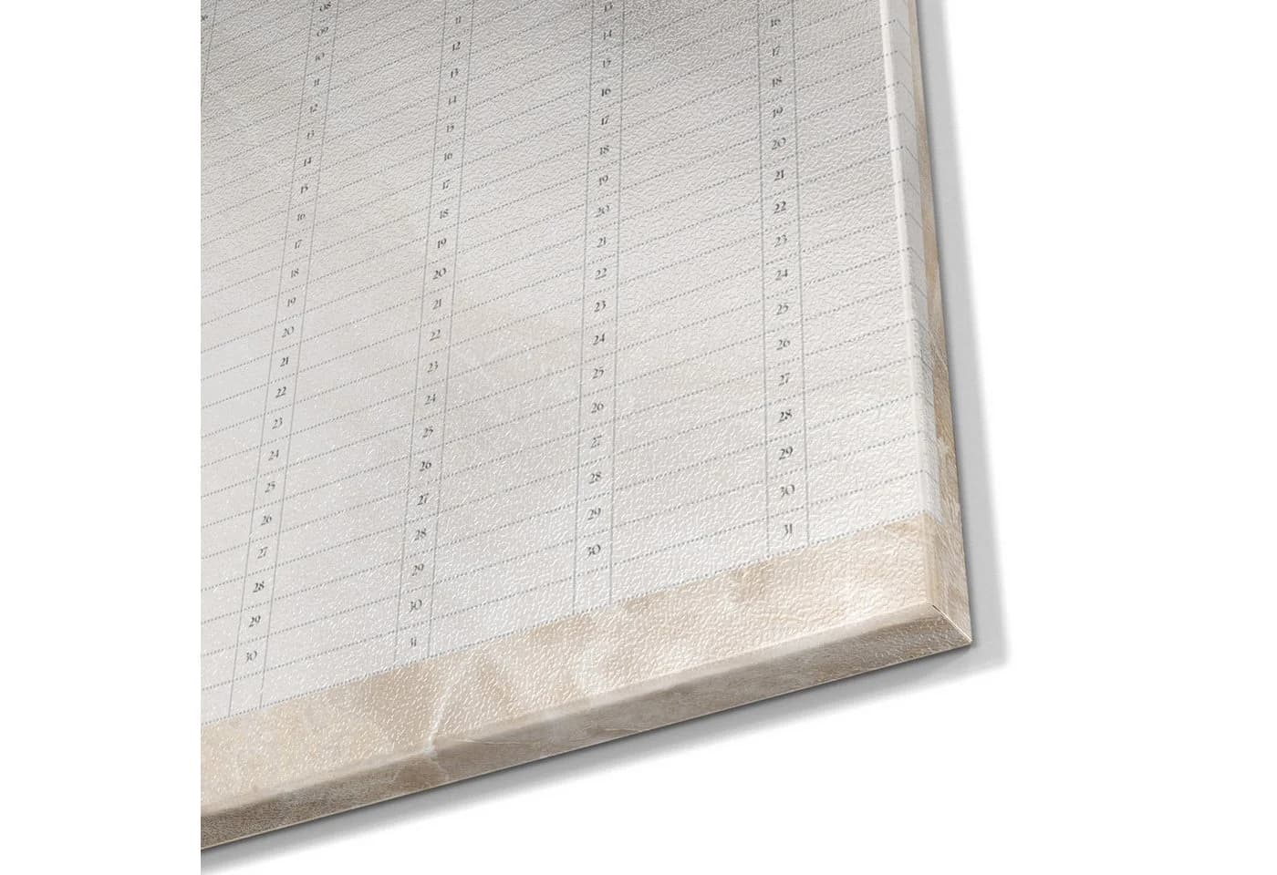 DEQORI Magnettafel Jahresplaner Beige Metall Whiteboard - Bild 5