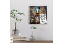DEQORI Magnettafel 'Bunter Entencharakter' Glas Whiteboard beschreibbar Bild 4